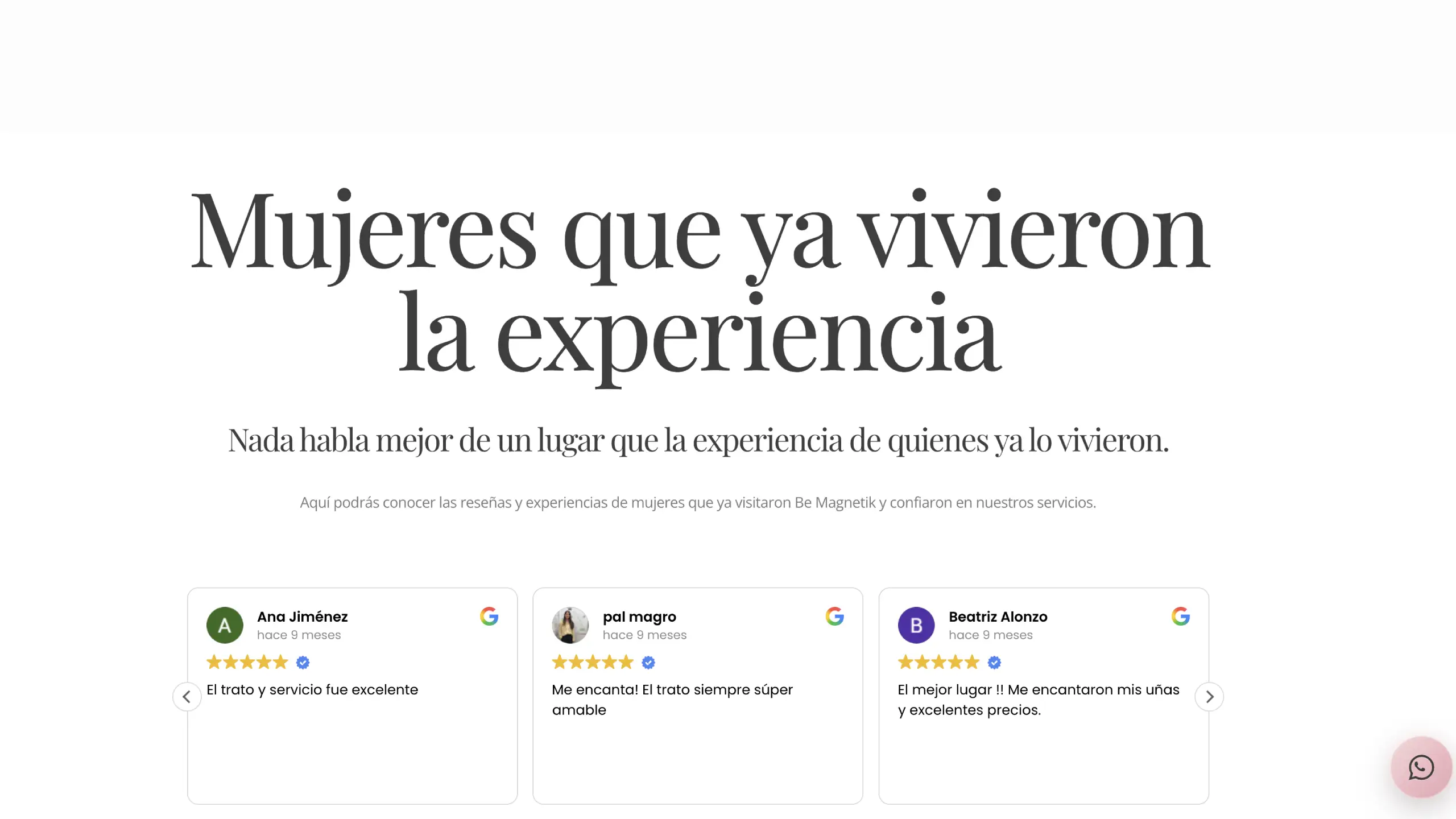 Testimonios Be Magnetik